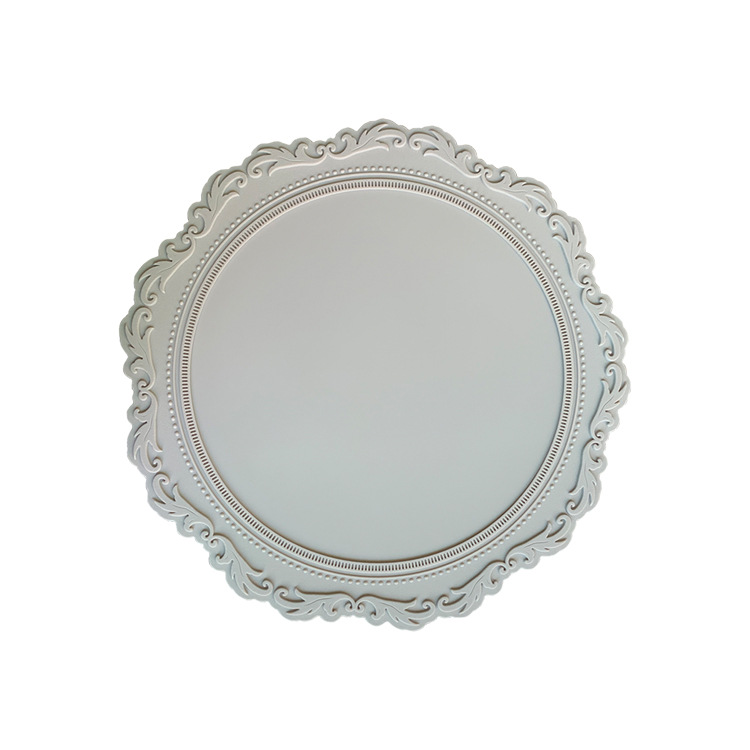 Estera de aislamiento resistente a altas temperaturas de silicona anti-escaldado estera de mesa hogar engrosada estera taza estera Tazón estera patrón en relieve mantel individual