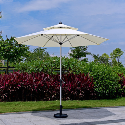 Wholesale In-Stock Milan Umbrellas, Outdoor Parasols for Courtyards, Gardens, Hotels, Commercial Hand-Cranked Sun Umbrellas for Commercial Use in Courtyards