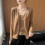 v领宽松新款春夏开衫
