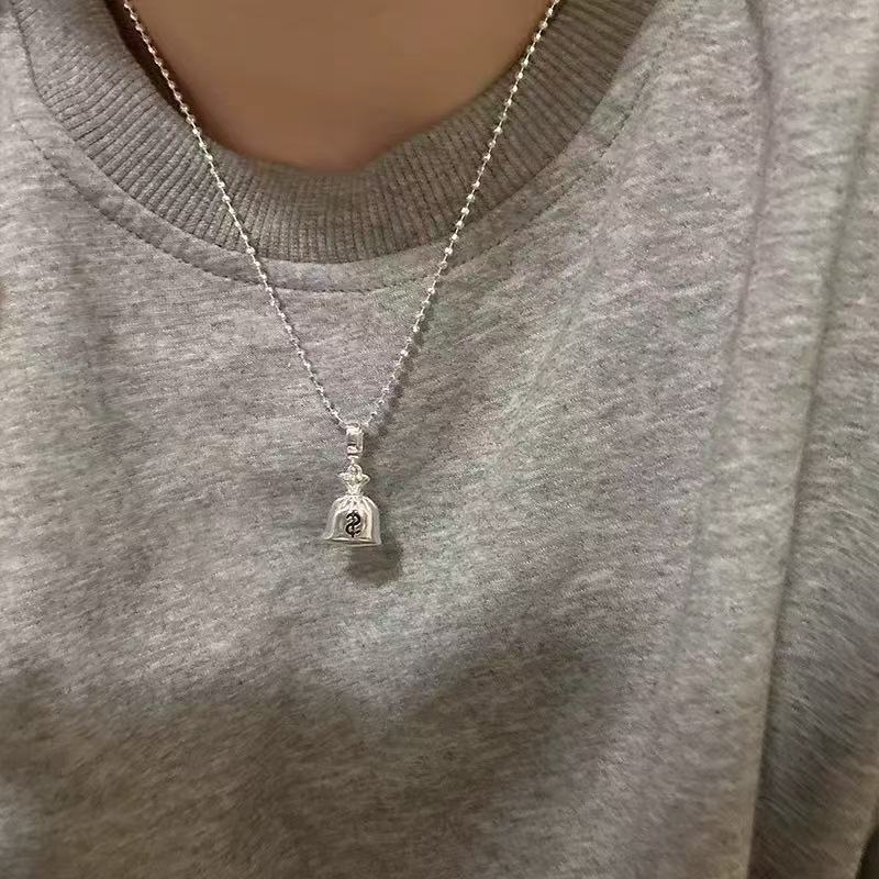 Otoño y invierno minimalistas collares colgante de goteo de Feng Shui mujeres chaqueta larga suéter cadena casual accesorios de lujo ligero