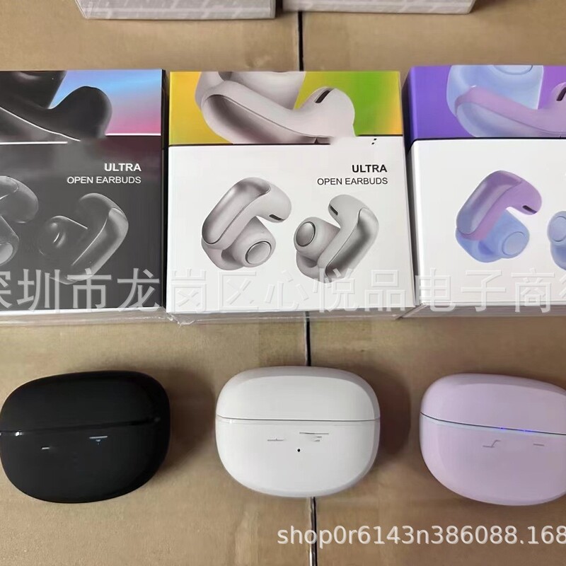 Cross-border New Ultra Open Headset Wireless Bluetooth Headset Ear-hanging V12 Space Audio No-into Headset