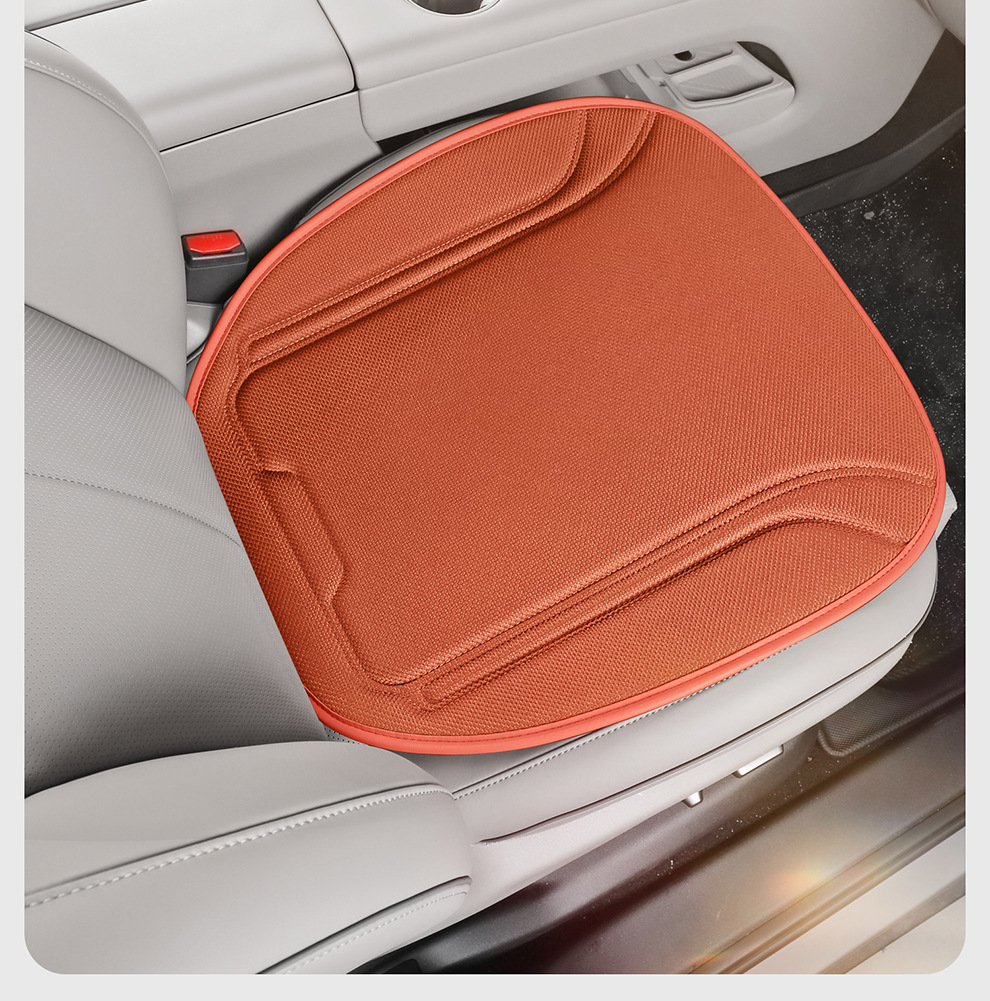 Cross-Border Four-Season Universal Car Seat Cushion New Model Latex Seaweed Fiber Three-Piece Set Non-Slip Summer Breathable Seat Cushion