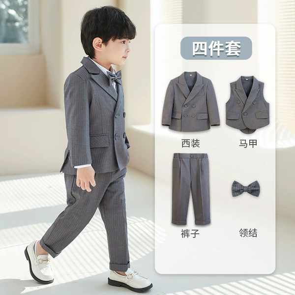 Set, jacket, vest, trousers, bow tie