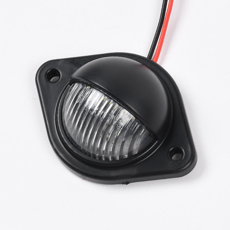 Car Light Manufacturer Has In-Stock 12V24V3Led Round License Plate Lights, Width Indicator Lights, Truck License Plate Lights