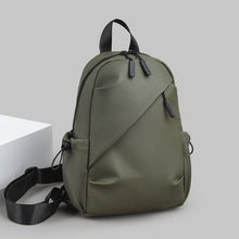 跨境新款男士胸包简约潮酷耐磨单肩包休闲旅行便携通勤斜挎包男包