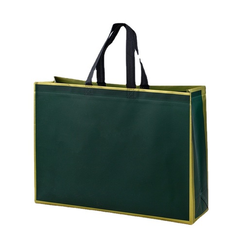 Non-woven bag promotional logo large coated clothing store shopping bag advertising thickened shopping tote bag