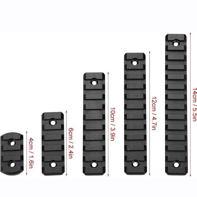 Factory Cross-border M-LOCK Aluminum Alloy Guide Rail Bracket 3/5/7/9/11/13 Slot Extended Bracket