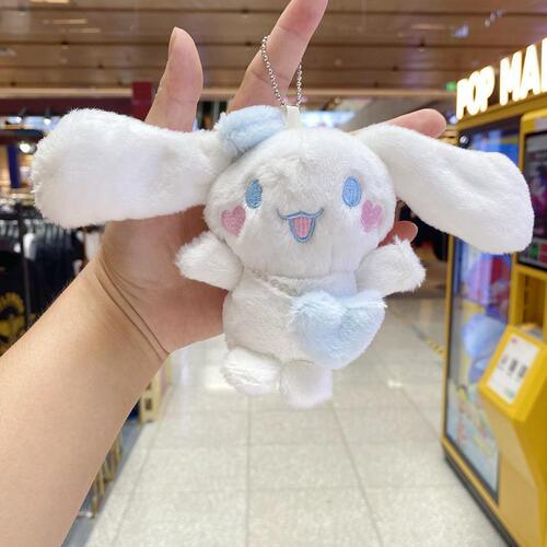 Factory wholesale exquisite plush toy rabbit fur osmanthus dog radish rabbit male figure pendant wedding celebration throwing claw machine doll