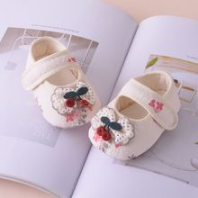 春夏款婴儿鞋子女宝宝软底学步鞋0-3-6个月婴幼儿布鞋软底防滑秋8