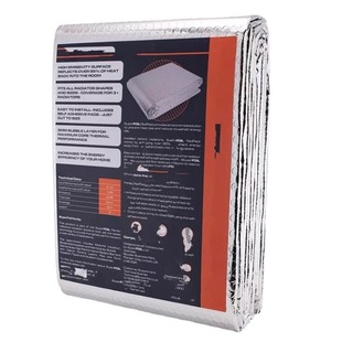Factory custom size aluminized bubble heat insulation film Europe hot radiator reflective film anti-heat dissipation aluminum foil film