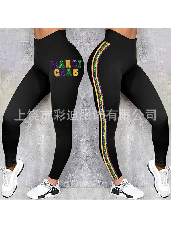 Leggings de mujer con estampado digital de cintura alta para yoga, novedad de primavera 2026 para sitios independientes de Amazon transfronterizos