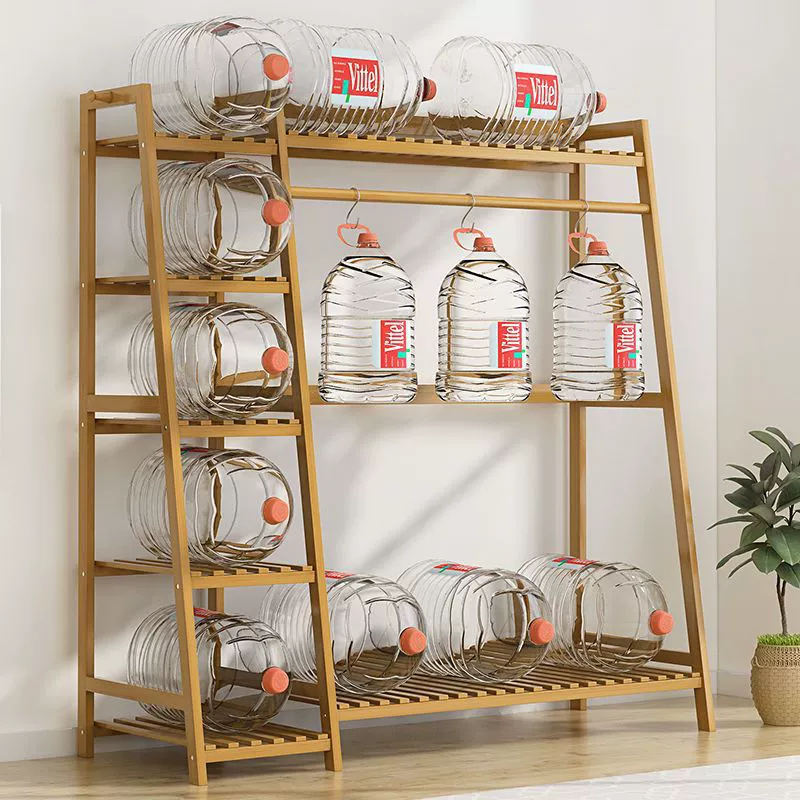 Wardrobe Garment Rack Shelf Rack Freestanding Simple from Yomiego