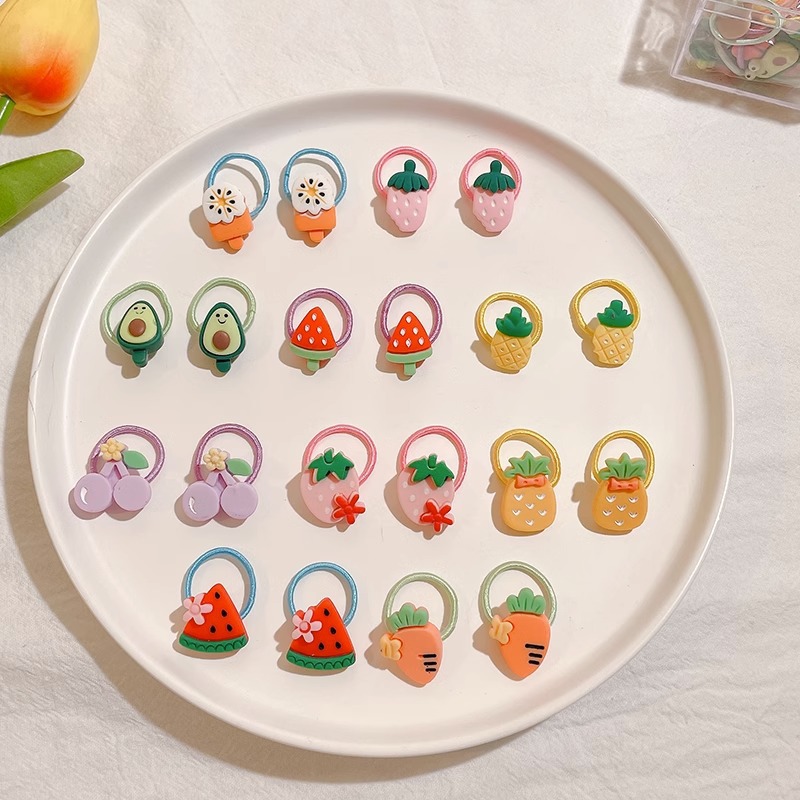 Los niños de la banda del pelo del bebé de la historieta no lastiman la banda de goma del pelo de la niña volumen del pelo menos cuerda del pelo del bebé