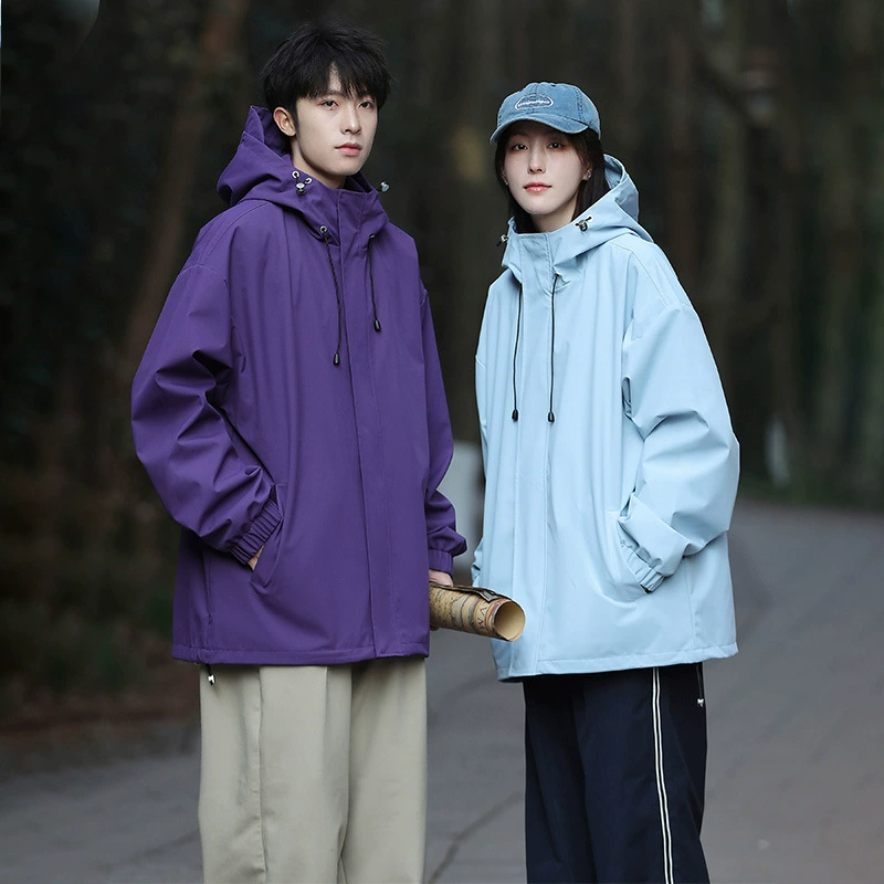 2024 большие взрывы весенние и осенние мужские и женские модели на открытом воздухе однослойный ветрозащитный заряд