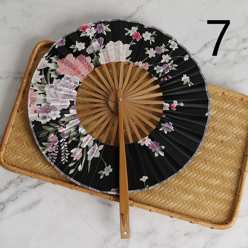 Fan de molino de viento plegable personalizado para dibujar el estilo japonés fan plegable fan plegable portátil animación al por mayor personalizado