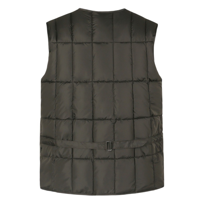 Chaleco de algodón de los hombres Chaleco de algodón casual Chaleco de pesca engrosada gran fábrica chaleco multi-Bolsillo de mediana edad y ancianos fotografía otoño