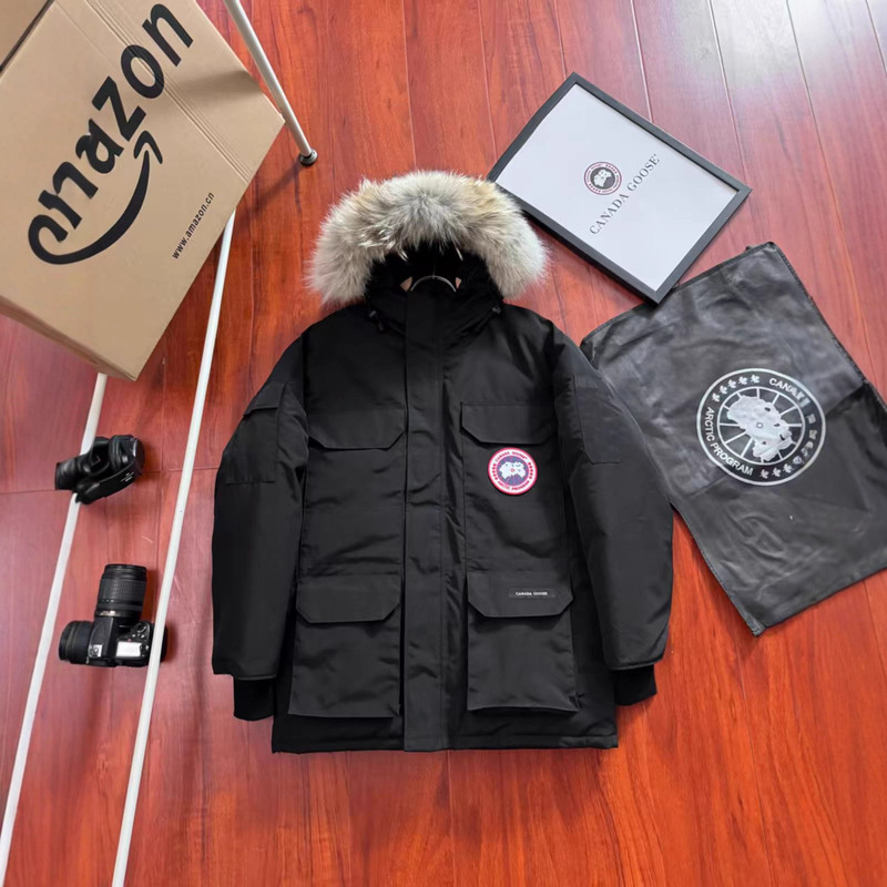 Foreign trade down jacket, Putian model 08, Expedition goose down jacket, unisex, medium-long thickened coat Foreign trade down jacket, Putian model 08, Expedition goose down jacket, unisex, medium-long thickened coat