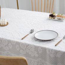 茶几桌布蕾丝餐桌布长方形布艺台布欧式圆家用小清新桌布简约现代