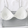 Summer silk sexy sports bra, T-shirt, underwear, lifting effect, V-neckline