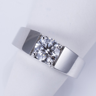 Cultivated Diamond Henan Artificial Regeneration Synthetic D Color Round Naked Diamond Inlaid with K Gold Ring Pendant Earrings IGI Certificate