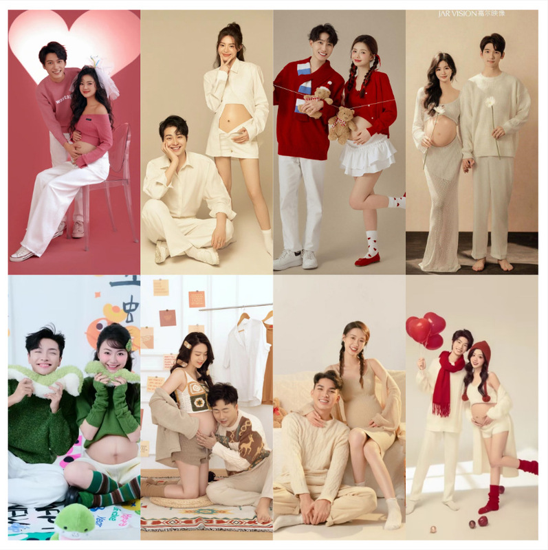 Photo Studio New Couple Theme Fashion Pregnant Women Photo Couple Art Photography Clothing