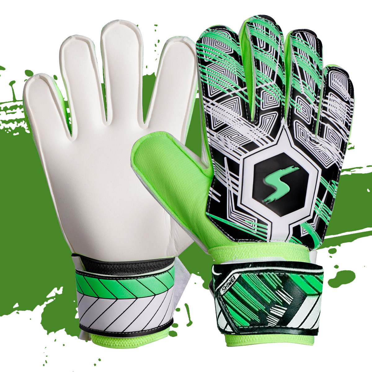 Torwarthandschuhe, atmungsaktiv, für Kinder und Jugendliche, Fingerschutz, rutschfest, Trainingshandschuhe für Erwachsene, abriebfest_voghion.com