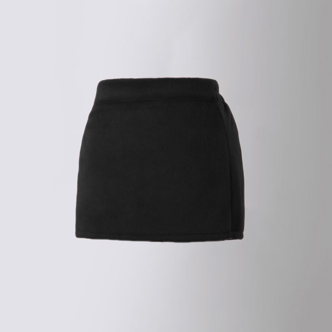 Black, solid color, cashmere, hip-accented
