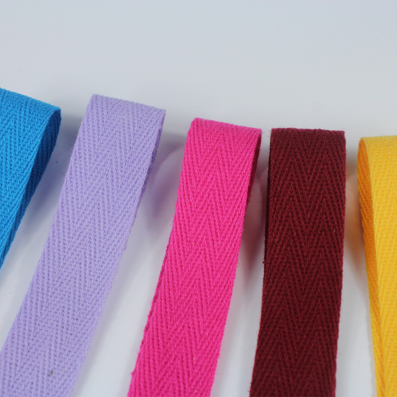 2cm color ready-made cotton hemming webbing herringbone collar strip…