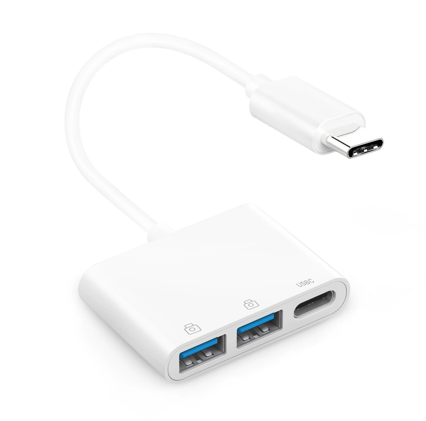 Адаптер для мобильного телефона type-c к 3-порту USB док-станция компьютер универсальный адаптер TYPE-CHUB HUB