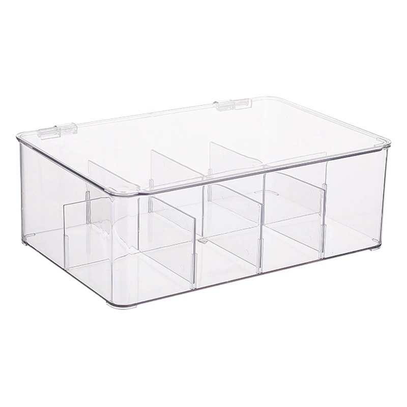 Ящик для хранения чайного пакетика запечатанный кофейный сахарный пакетик Рабочий стол с крышкой пылезащитный акриловый офисный ящик для хранения лакомств