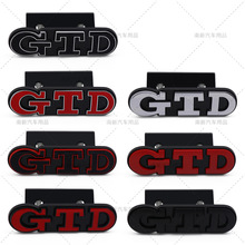 GTD中网标 适用于大众GTD前标  大众改装车头标