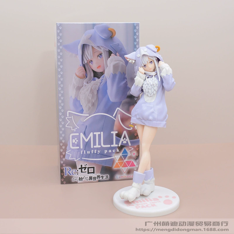 Фигура (Parker) Rem · Ram · Emilia — 20 см статуя из PVC/смолы в стиле anime, варианты костюма Parker