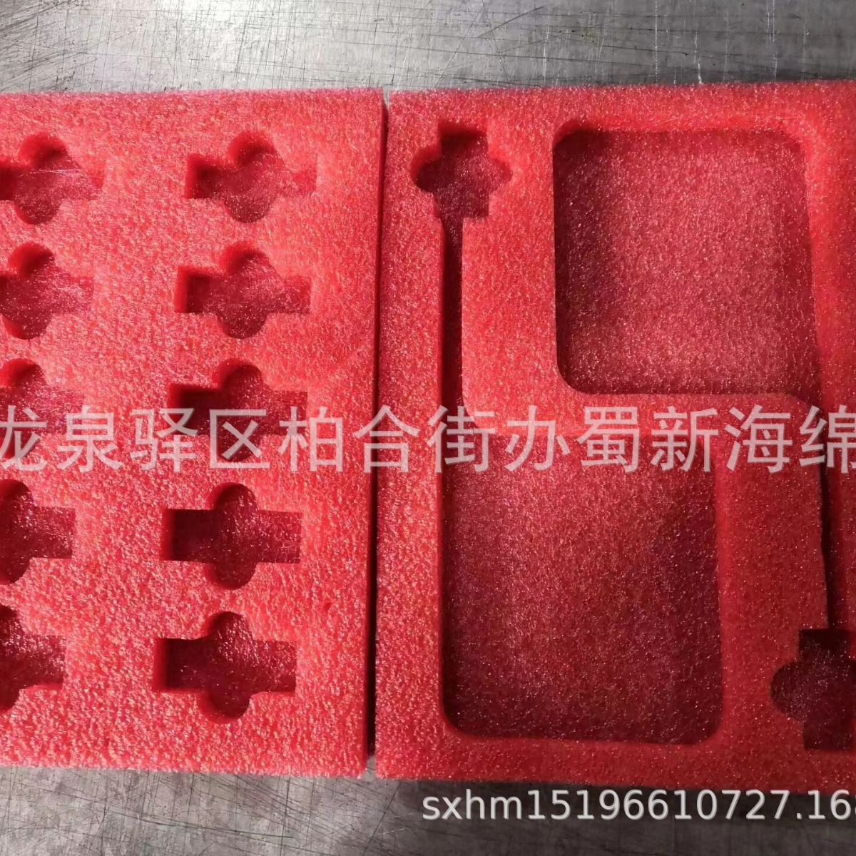 厂家供应红色静电珍珠棉成型异形缓冲EPE泡沫包装