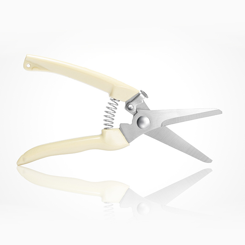 Herramientas de producción floral engrosada Cabeza ancha tijeras de acero inoxidable tijeras de podar jardinería tienda de flores cinta Tijeras tijeras de papel de envolver