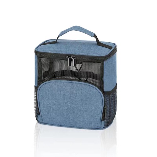 Mesh waterproof cosmetic bag for women, portable large-capacity toiletry bag for men, cosmetics, daily necessities, travel storage bag
