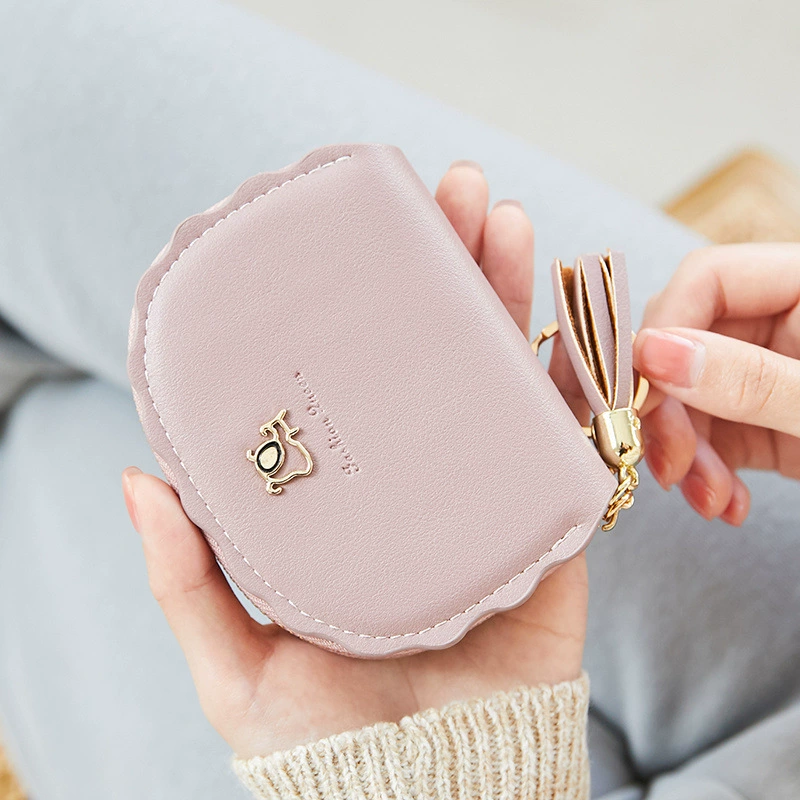Card holder, universal cute small shoulder bag, fresh capacious hand loop bag, wallet