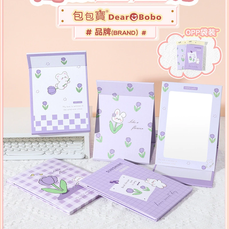 Cartoon table folding paper