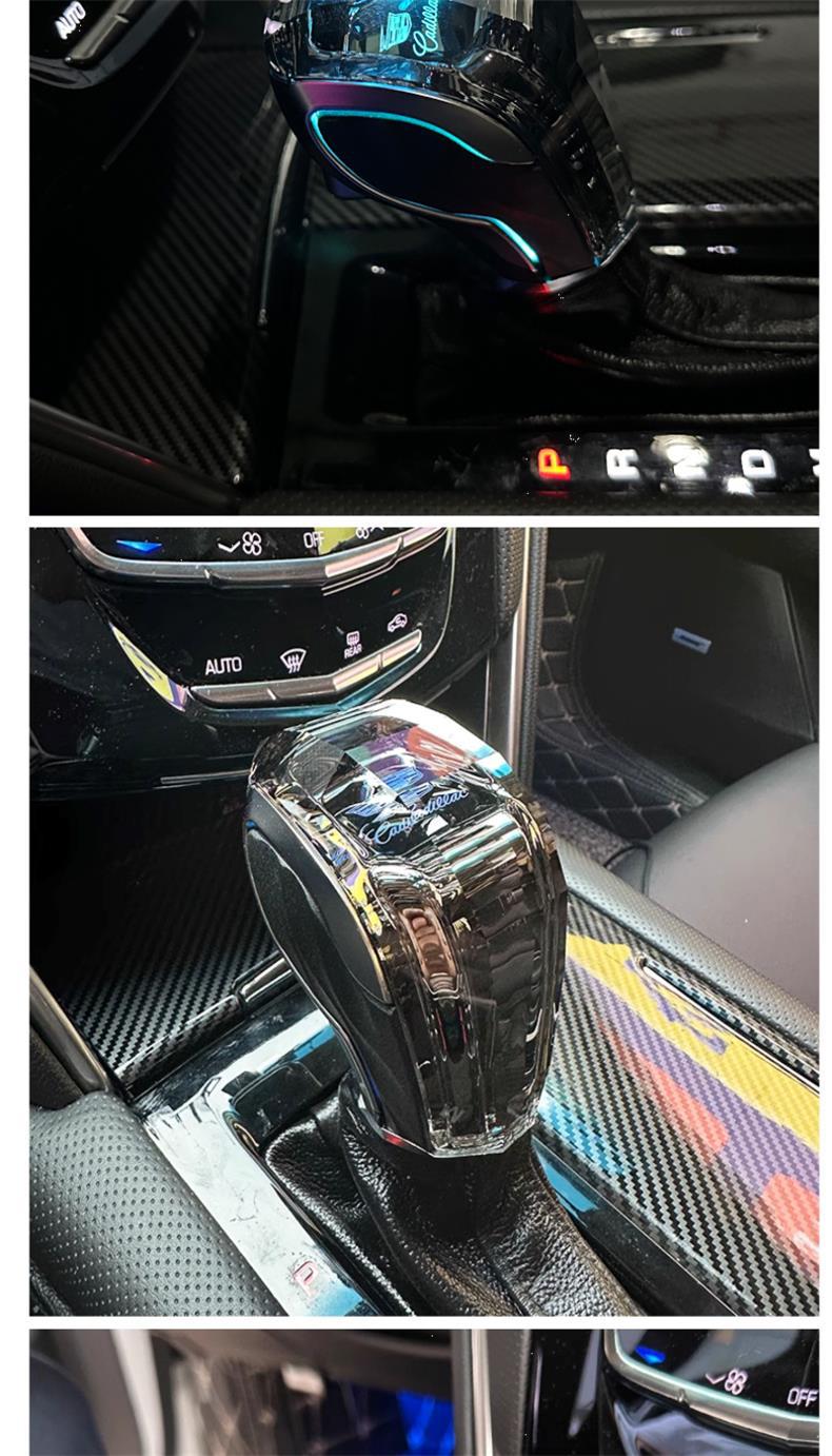 Suitable for Cadillac Ct4/Xts/Ats/Srxcts Gear Handle Crystal Luminous Gear Shift Knob Modification