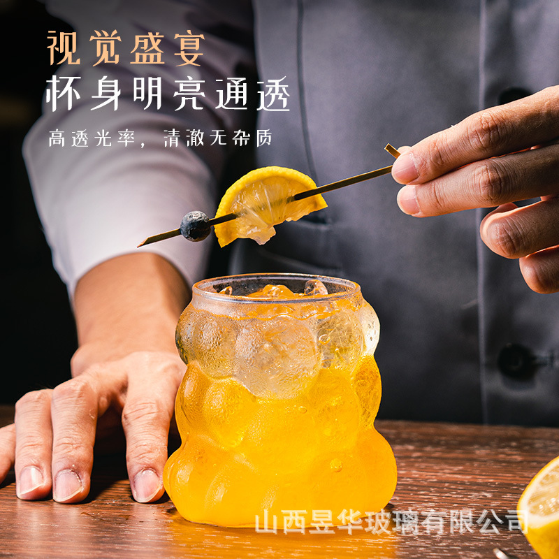 Copa de cóctel borosilicato Navidad sola caja ELK taza alta color valor bar red vino creativo