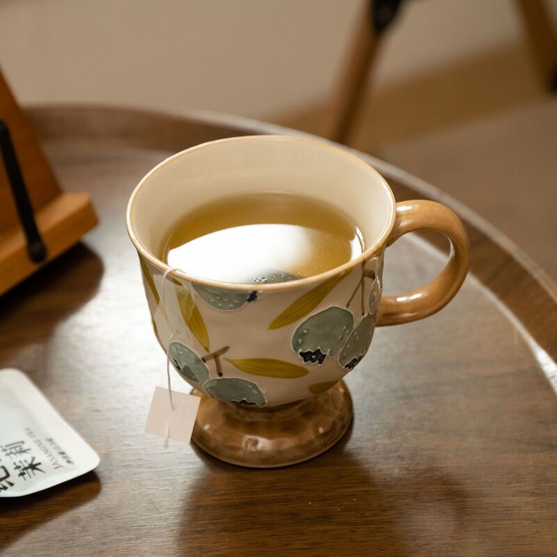 高级陶瓷杯套装马克杯咖啡杯伴手礼釉下彩下午茶情侣杯碟轻奢精致|undefined