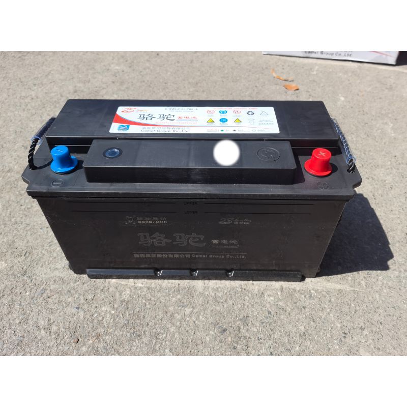 G31骆驼蓄电池6-QWLZ-90挖掘机电瓶12V90Ah660A免维护启动型电池