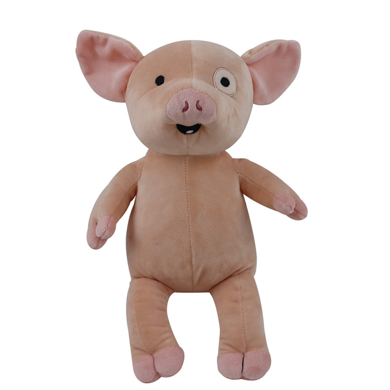 IfYouGiveAMouseACookie ぬいぐるみ ピンクの豚とネズミ 子供向け絵本人形 絵本周辺グッズ|undefined