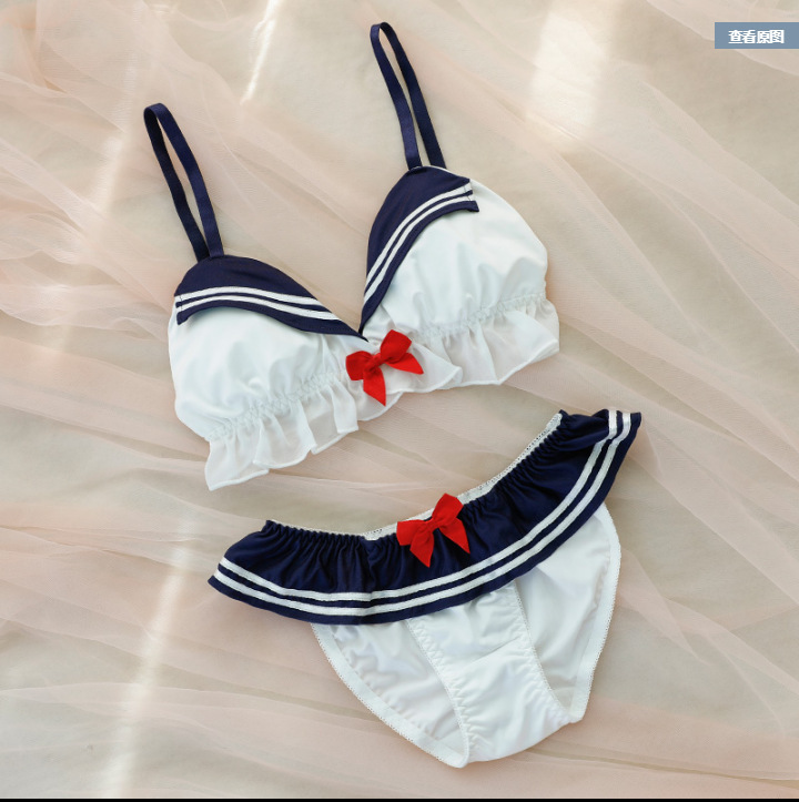 Lencería sexy belleza bidimensional Guerrero lindo bikini algodón pad de tres puntos sexy pasión traje mujeres