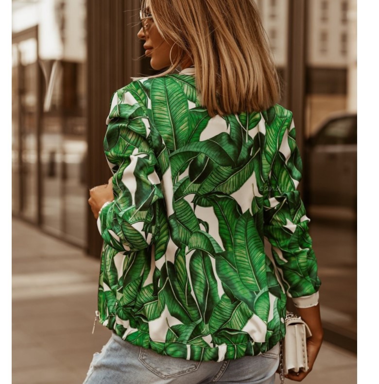 Printed Long Sleeve Jacket Image 3
