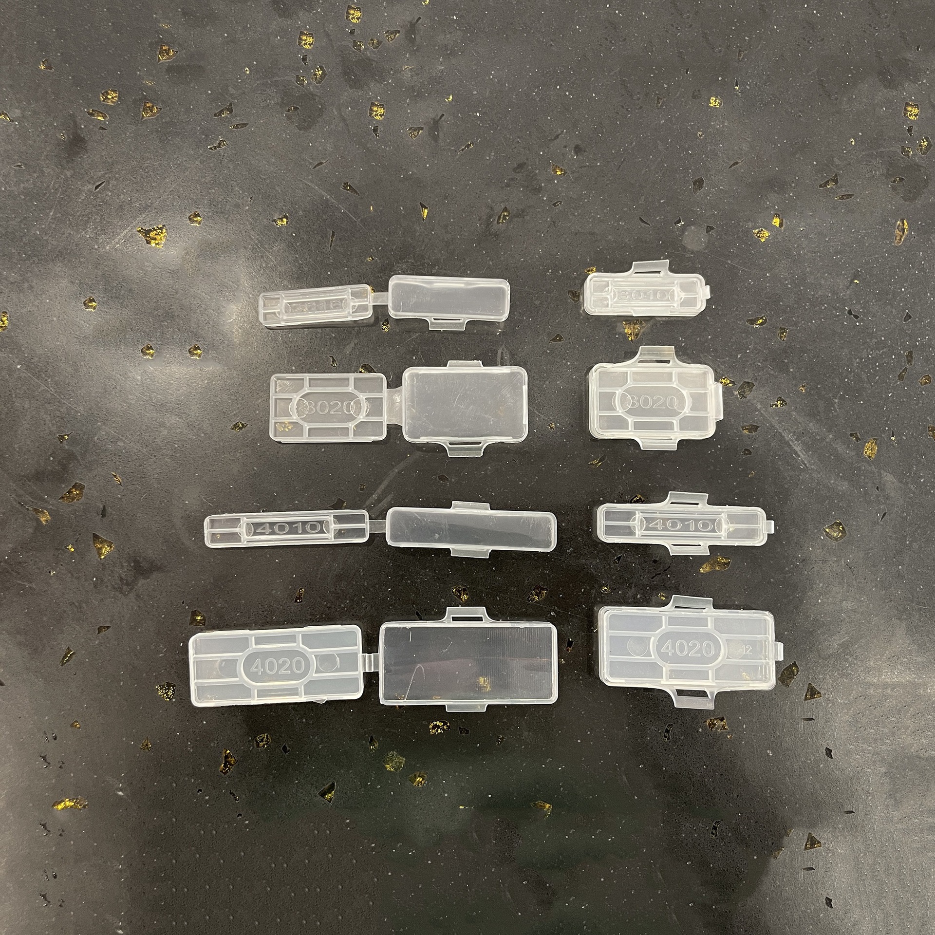 电线电缆标示铭牌 防水透明电缆标志牌标识框扎带挂牌标签盒3010