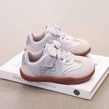 女童鞋子2025新款春秋儿童鞋运动鞋德训鞋女宝软底板鞋冬季加绒