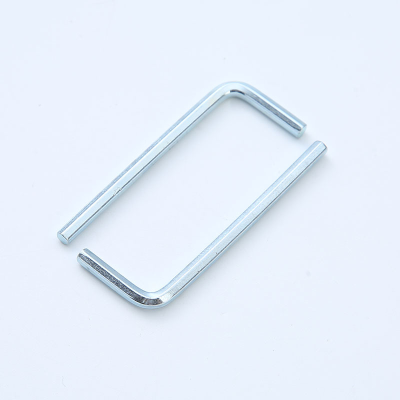 L型扳手 公制标准平头 高强度 镀锌内六角板手 白锌加硬扳手