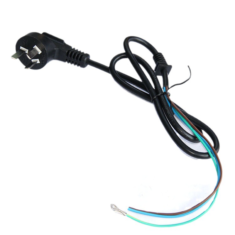 批发电线 PVC电线 橡胶线 三芯电源线 16a三芯国标电源线带插头