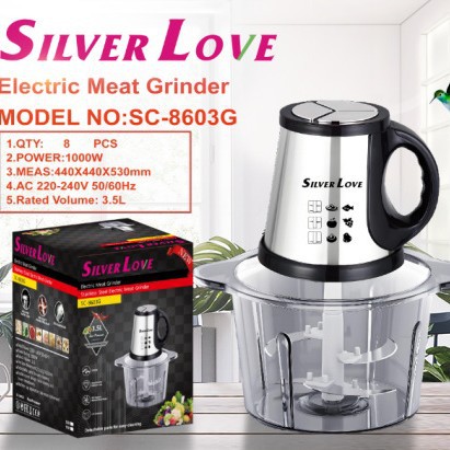 Comercio exterior exportación doméstica 3.5L moledor de carne de tazón de vidrio multifunción cocinador 1000W de alta potencia 5425 motor