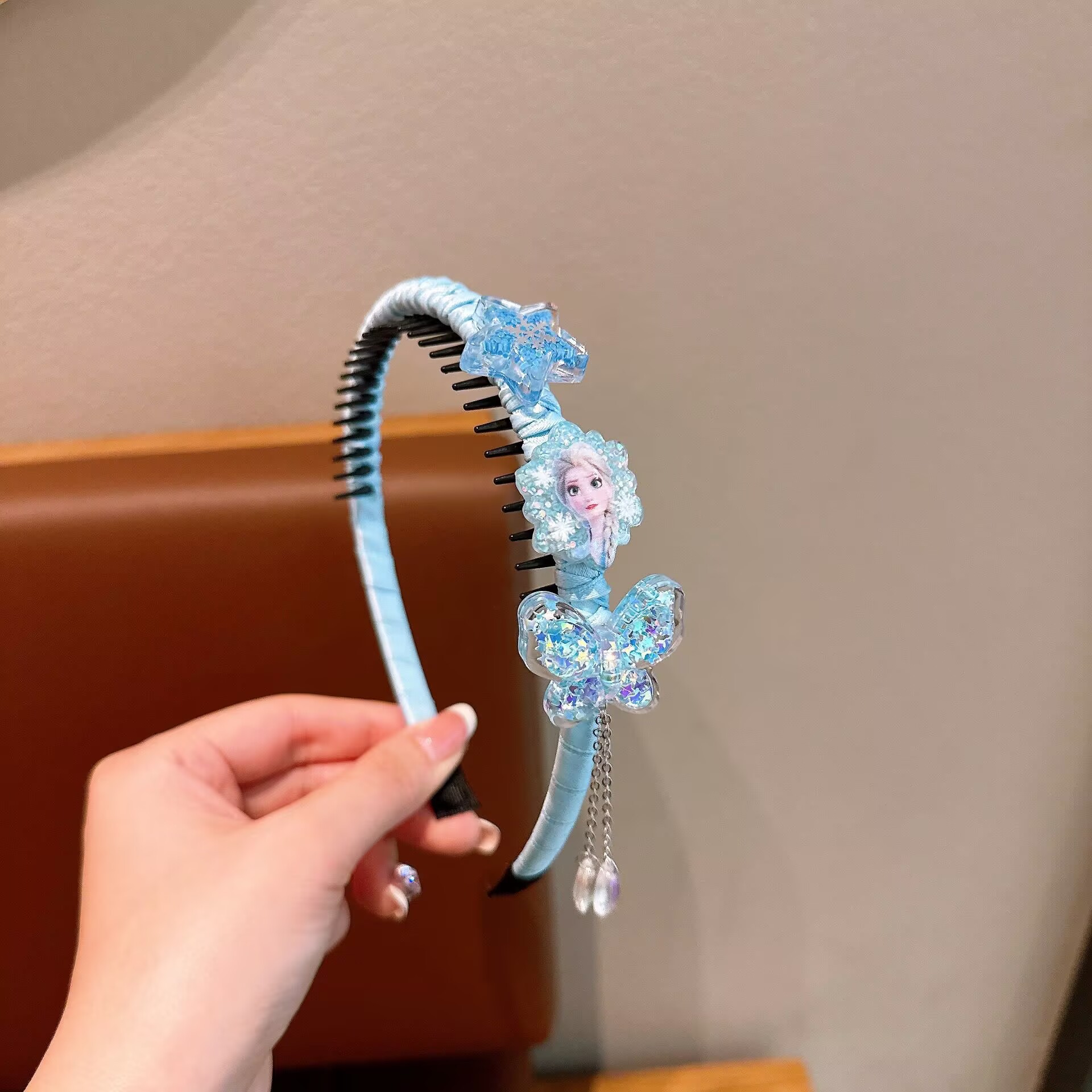 Nueva princesa Aisha clip de pelo para niños clip de pelo helado y nieve clips de pelo para niñas princesa viento lindos joyas para el pelo